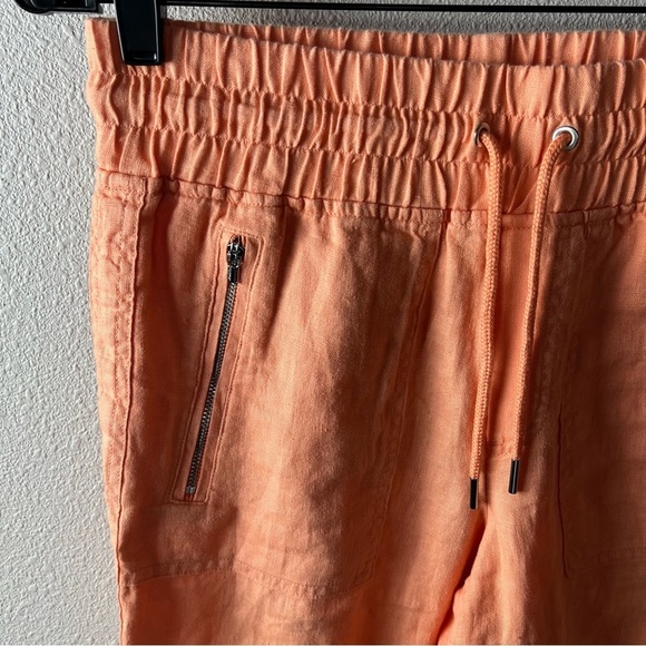 ATHLETA Cabo Linen Jogger Pants Light Peach Casual Activewear Outdoor Women’s 2 - Picture 6 of 13